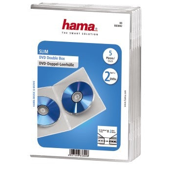 Hama dobbelt DVD cover gennemsigtig 5 stk