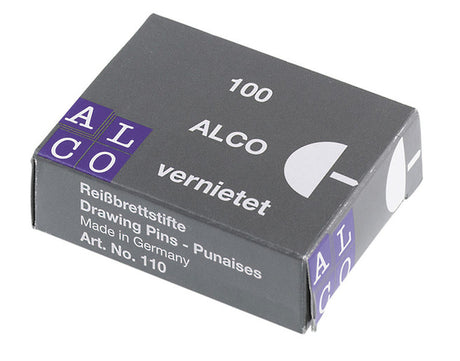 Alco al-110 tommelfinger 9 mm messing boks med 100 stk.
