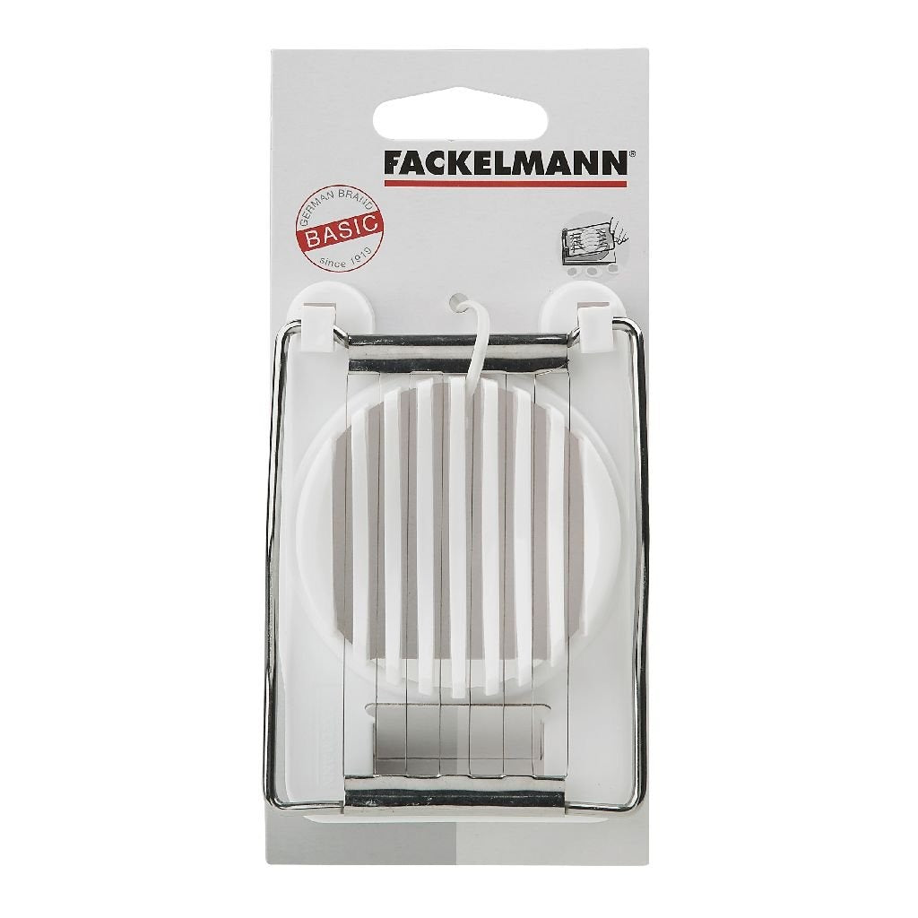 Fackelmann basisæggeskærer 11x8 cm hvid pp rustfrit stål
