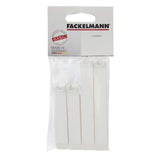 Fackelmann basis ferskvareklemme 11 og 8 cm hvid 4 stk