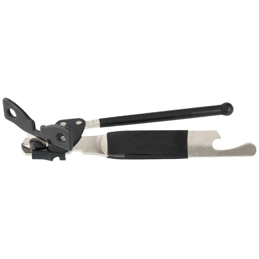 Fackelmann basic dåse- og flaskeåbner 15 cm sølv sort
