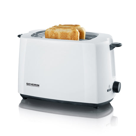 Severin brødrister med krummebakke 700w hvid