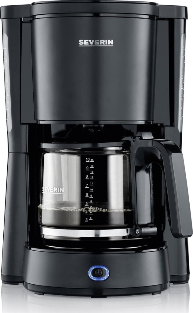 Severin ka 9554 kaffemaskine mørk rustfrit stål