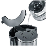 Severin ka4823 kaffemaskine sort rustfrit stål