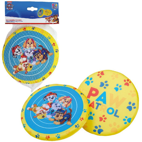 Paw patrulje svamp frisbee 19 cm gul blå