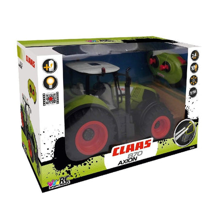 Glade mennesker rc claas axion 870 traktor med lys 1:16