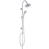 Schütete Schüte Rain Shower Set med LED-belysning Galaxis Chrome-farvet