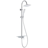 Schüte Rain Shower Set med Mixer Tap og Plateau Waterway Chrome-White