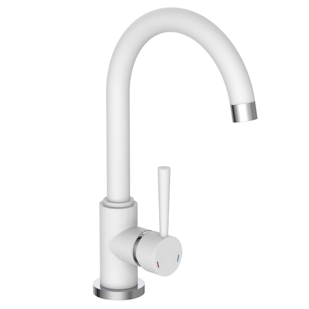 Schüte Schütete One -Button Mixer med rund tud Cornwall White