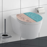 Schüte schüte toiletglas med blød tæt pole side MDF højglans