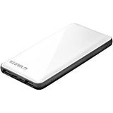 Enzo Varta powerbank 10.000ma sølv + LED indikation USB og USB-C - 3509010