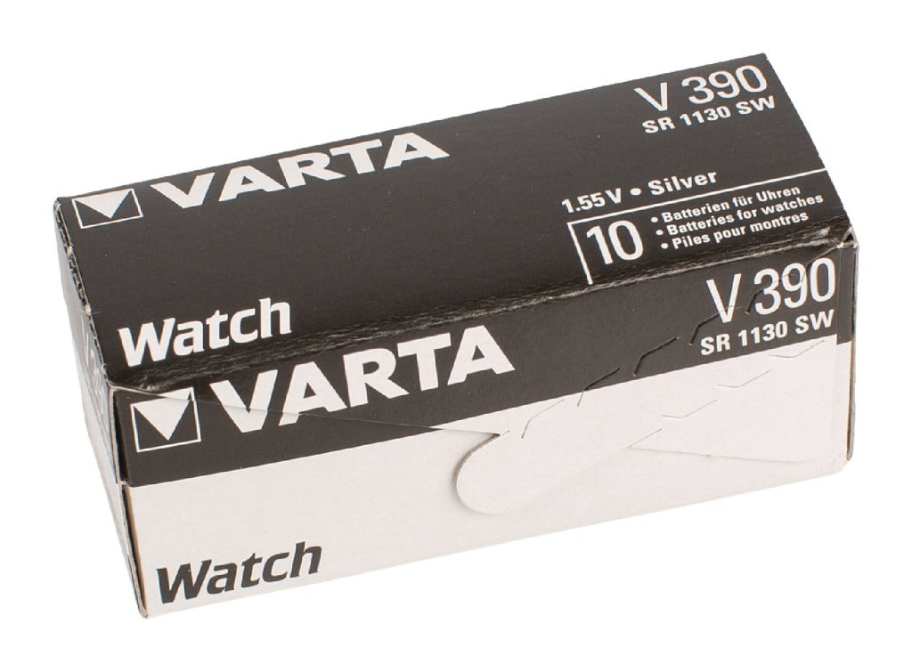 Varta v390 knapcelle batteri sølv