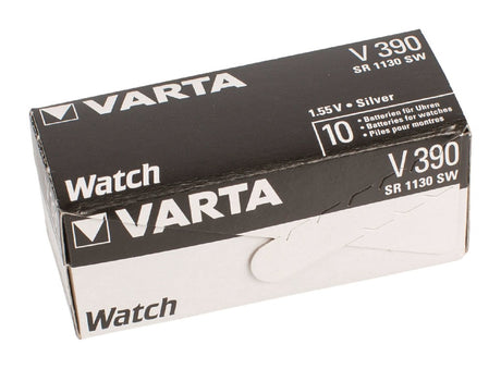 Varta v390 knapcelle batteri sølv