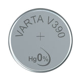 Varta v390 knapcelle batteri sølv