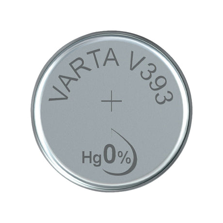 Varta v393 knapcelle batteri sølv