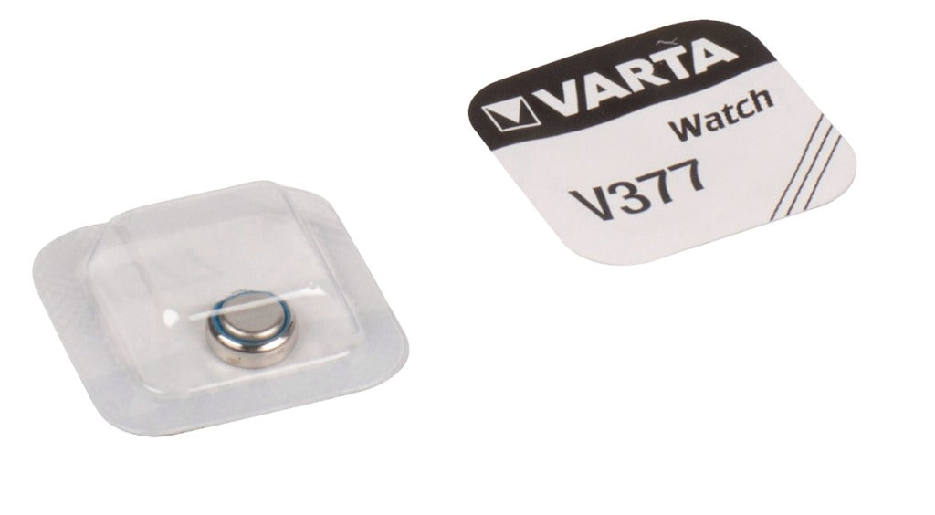 Varta v377 knapcelle batteri sølv