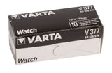 Varta v377 knapcelle batteri sølv