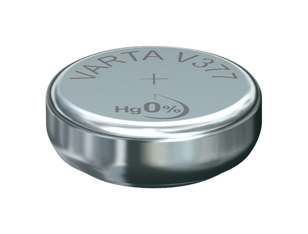 Varta v377 knapcelle batteri sølv