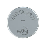 Varta v377 knapcelle batteri sølv