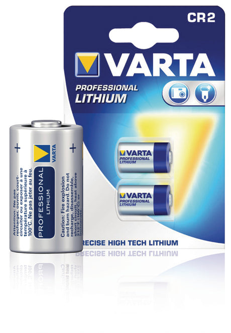 Varta cr2-2 lithium fotobatteri 3v 920mah 2-blister