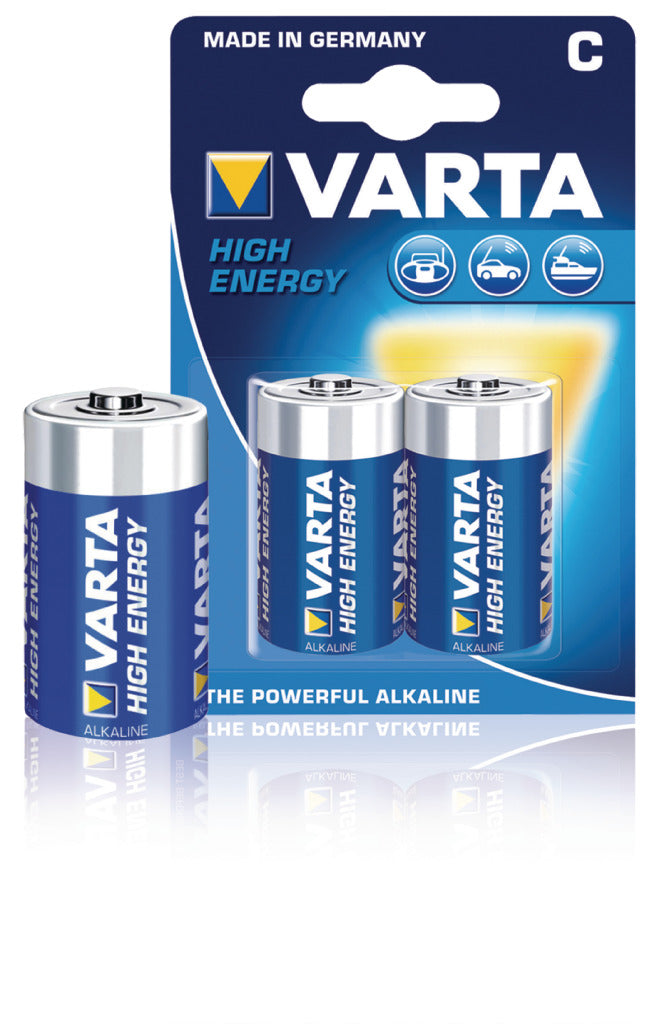 Varta 4914 2b batteri alkalisk c lr14 1,5 v højenergi 10 blærer