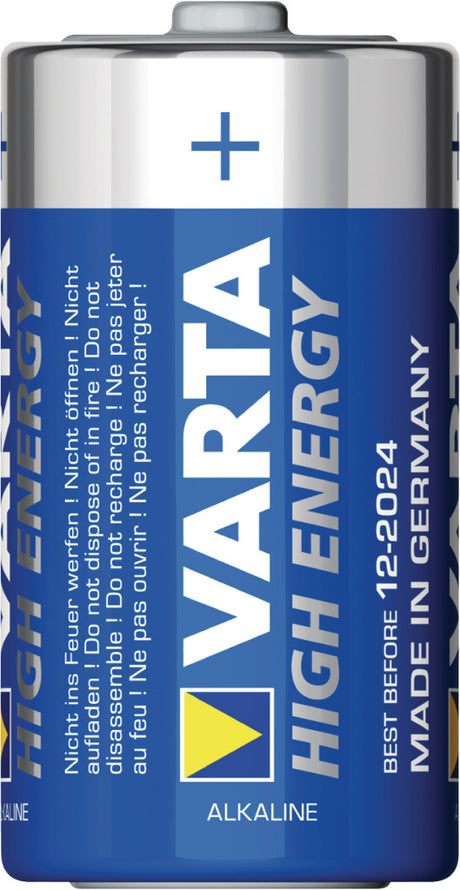 Varta 4914 2b batteri alkalisk c lr14 1,5 v højenergi 10 blærer