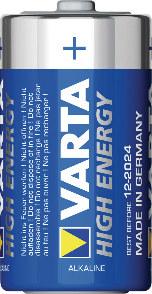 Varta 4914 2b batteri alkalisk c lr14 1,5 v højenergi 10 blærer