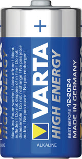 Varta 4914 2b batteri alkalisk c lr14 1,5 v højenergi 10 blærer