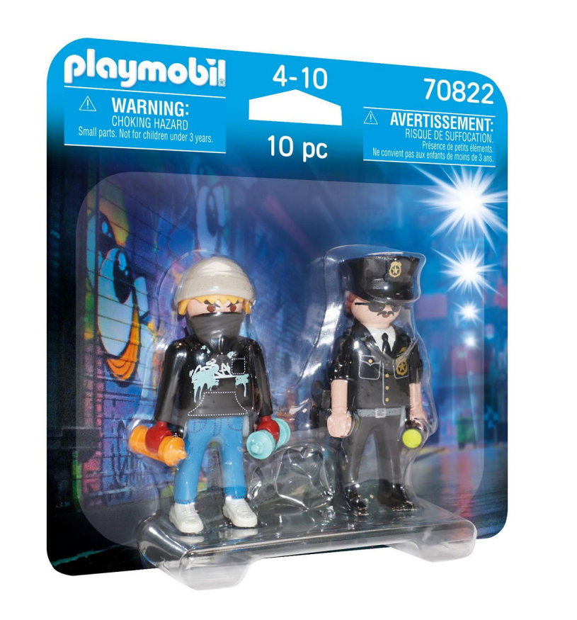 Playmobil City Action Duopack Police Agent og Sproeier 70822