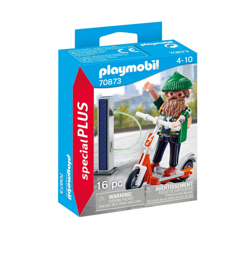 Playmobil specials hipster med e-scooter 70873