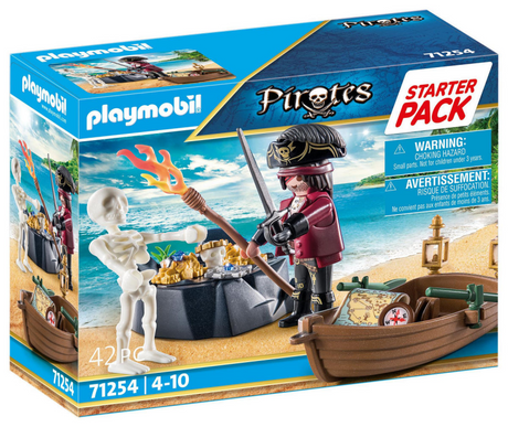 Playmobil Starterpack Pirate med Rowing Boat 71254