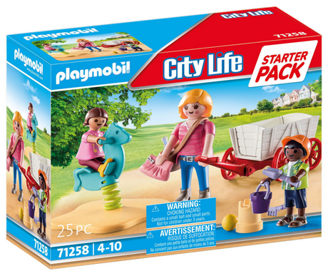 Playmobil startpakke pædagog med håndkærre - 71258