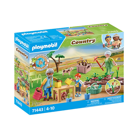 Playmobil landlig idyllisk køkkenhave hos bedsteforældrene - 71443