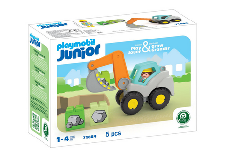 Playmobil 71684 Junior Backhoe Loader