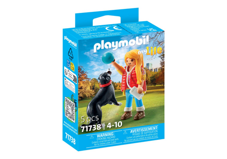 Playmobil 71738 kvinde med bjerghund
