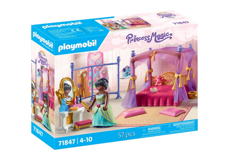 Playmobil prinsesse magisk soveværelse med påklædningsværelse - 71847
