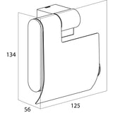 Tiger Toilet Roll Holder Nomad Chrome 249130346