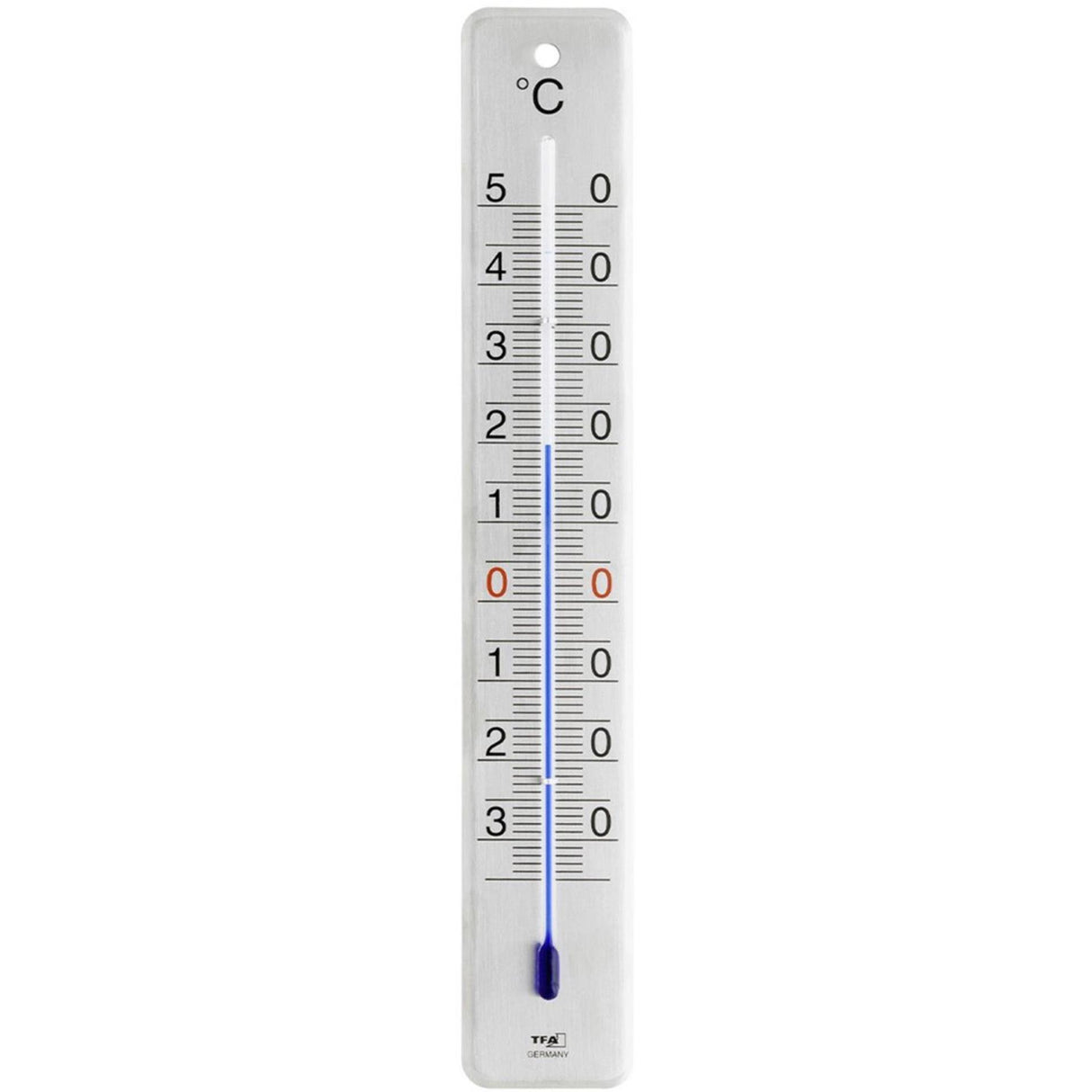 Tfa dostmann tfa indendørs udendørs termometer rustfrit stål 28cm