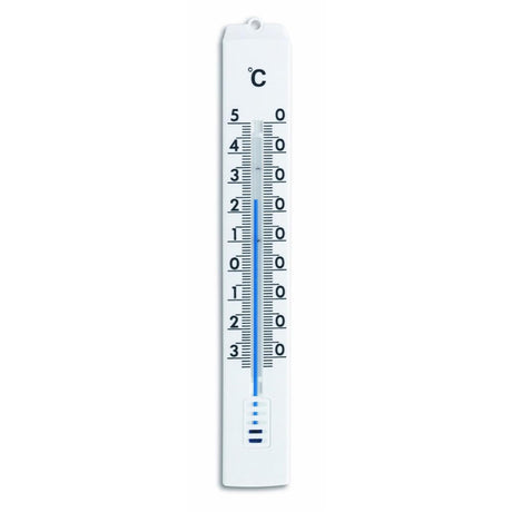 Tfa dostmann indendørs udendørs termometer analog plast 18cm hvid
