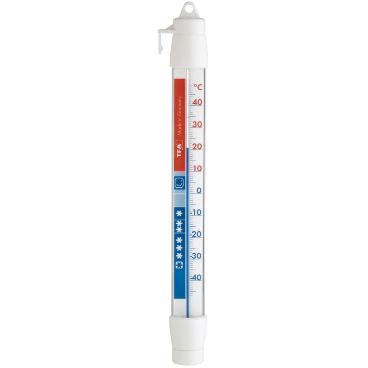 Dr.friedrichs tfa dostmann køleskab fryser termometer analog plast 21cm hvid