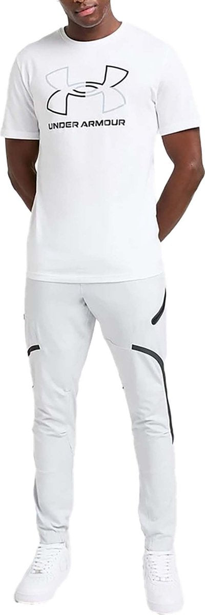 Under Armour UA GL Foundation Update SS-WHT sportstrøje til mænd - hvid - modgrå - sort