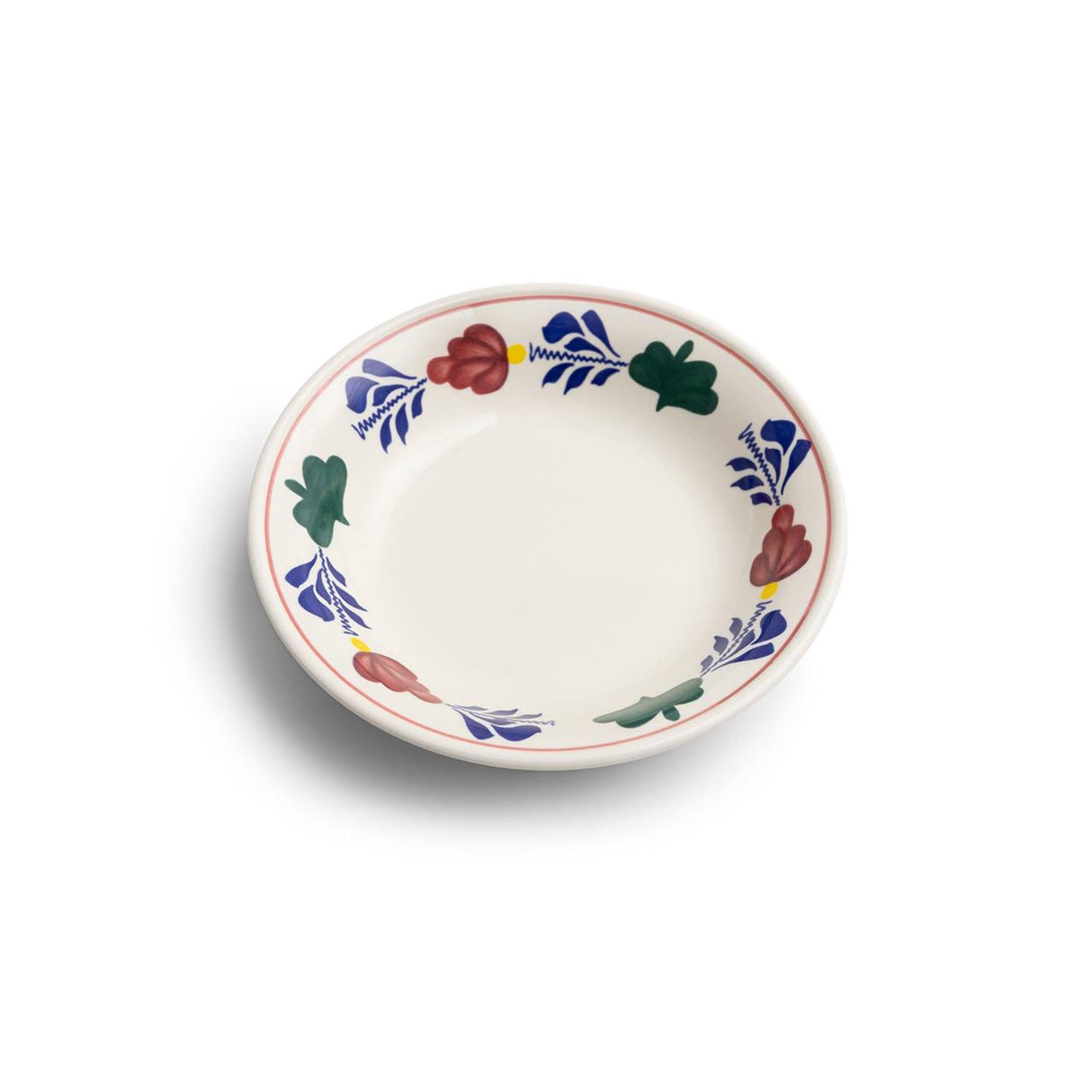 Boerenbont skål diamantæske med 6 stykker, diameter 13cm, 23cl lertøj