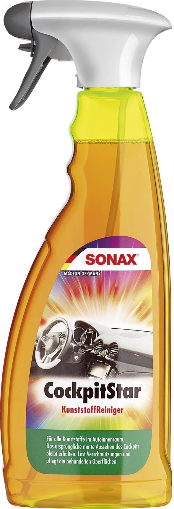 Sonax plastic fpflegemitte cockpitstar cockpitstar 750 ml