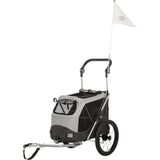 Trixie Dog Bike Cart Foldbar grå