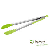 Tepro 8344 grilltang i rustfrit stål grøn