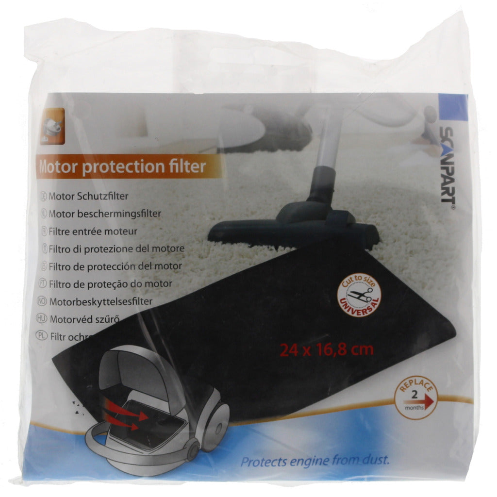 Scanpart motorfilter universal 168x240 mm