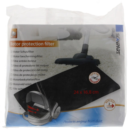 Scanpart motorfilter universal 168x240 mm