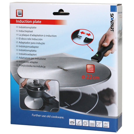 Scanpart induktionsgryder adapterplade 22cm