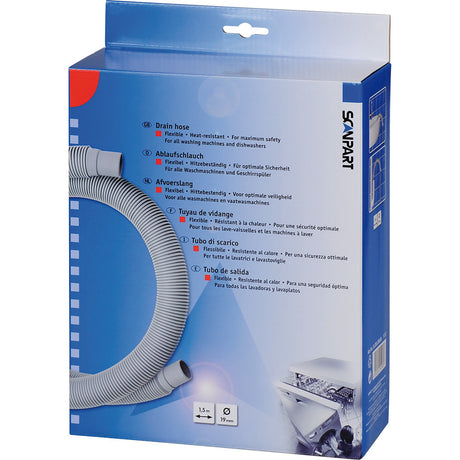 Scanpart 1120120000 f132 afløbsslange 1,5m 19mm