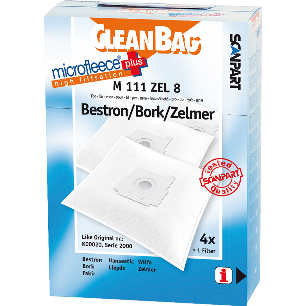 Scanpart Scanpart M111zel8 Microflee Støvpose K2000 Micro En